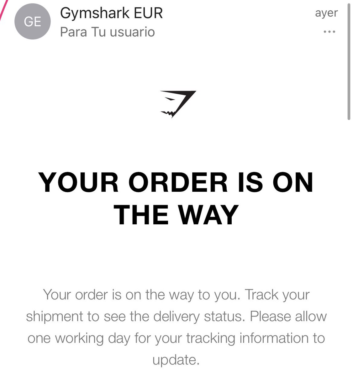 isantamm's tweet photo. El mail de la felicidad de todos los Gymrats https://t.co/fbWBoFTIRy