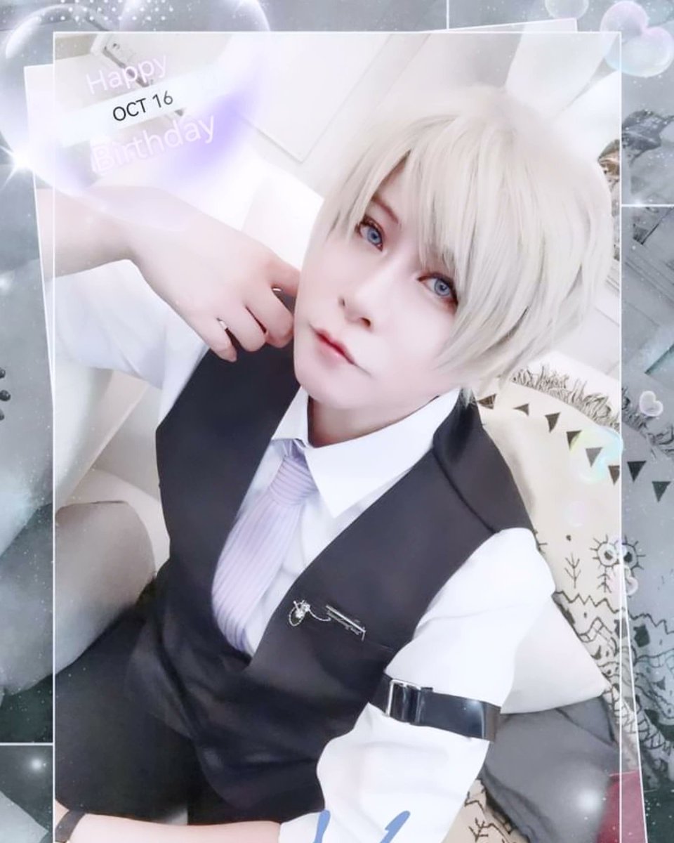JienLittlemoth's tweet photo. Xavier 1016 Happy Birthday 🐰🐰🐰🎂🍰🎂⭐⭐⭐
#沈星回 #沈星回1016生日快乐 
#戀與深空 #LoveandDeepspace #ShenXingHui #Xavier #Xavier1016HappyBirthday https://t.co/sKquf5Wu7m