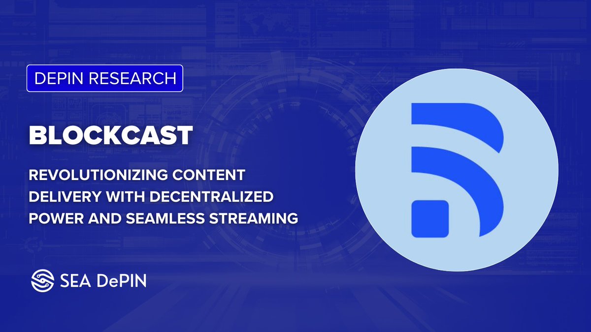 SEADePIN's tweet image. 🚀 Discover how @BlockcastNet is transforming content delivery with decentralized technology! From home caching to multicast streaming, they’re building the future of CDNs on #Solana. Check out the full thread for all the details 👇 

#Blockcast  #DePIN #Web3 #crypto #blockchain…