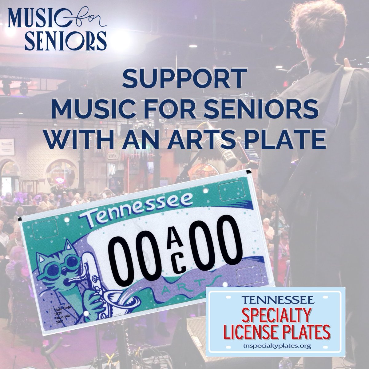 lightinguplives's tweet photo. Music for Seniors is supported by the Tennessee Arts Commission.  Funding is generated through sales of specialty license plates. Tell the world you support the arts in Tennessee with an Arts Plate!  
More: https://t.co/IZP9Icwp4B #ArtsPlate 

#LightingUpLives https://t.co/KihzCRO6jR