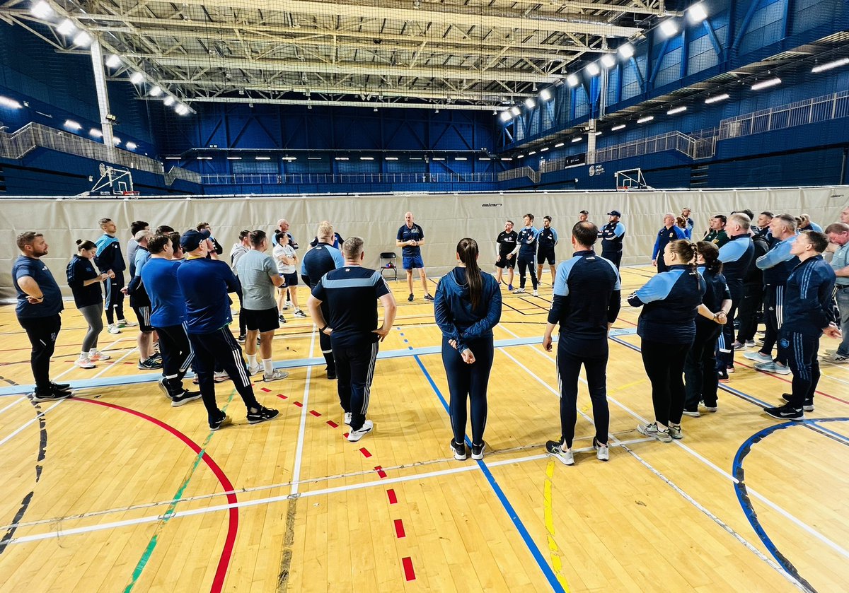 DublinGAACoach's tweet photo. 🔵INCLUSION FOR ALL🔵

Our GPOs were kept busy during today’s Inclusion For All Staff Development Day @SportIreCampus

🧩🗣️🎈

Massive thanks to @mellacurtis, @MooneyOwen, @sherro9, Owen McGrath &amp; Robbie Corr

#DubGAAGPO #Inclusion #Coaching #Sharing #Learning #Games #Development https://t.co/EgGN92QToO