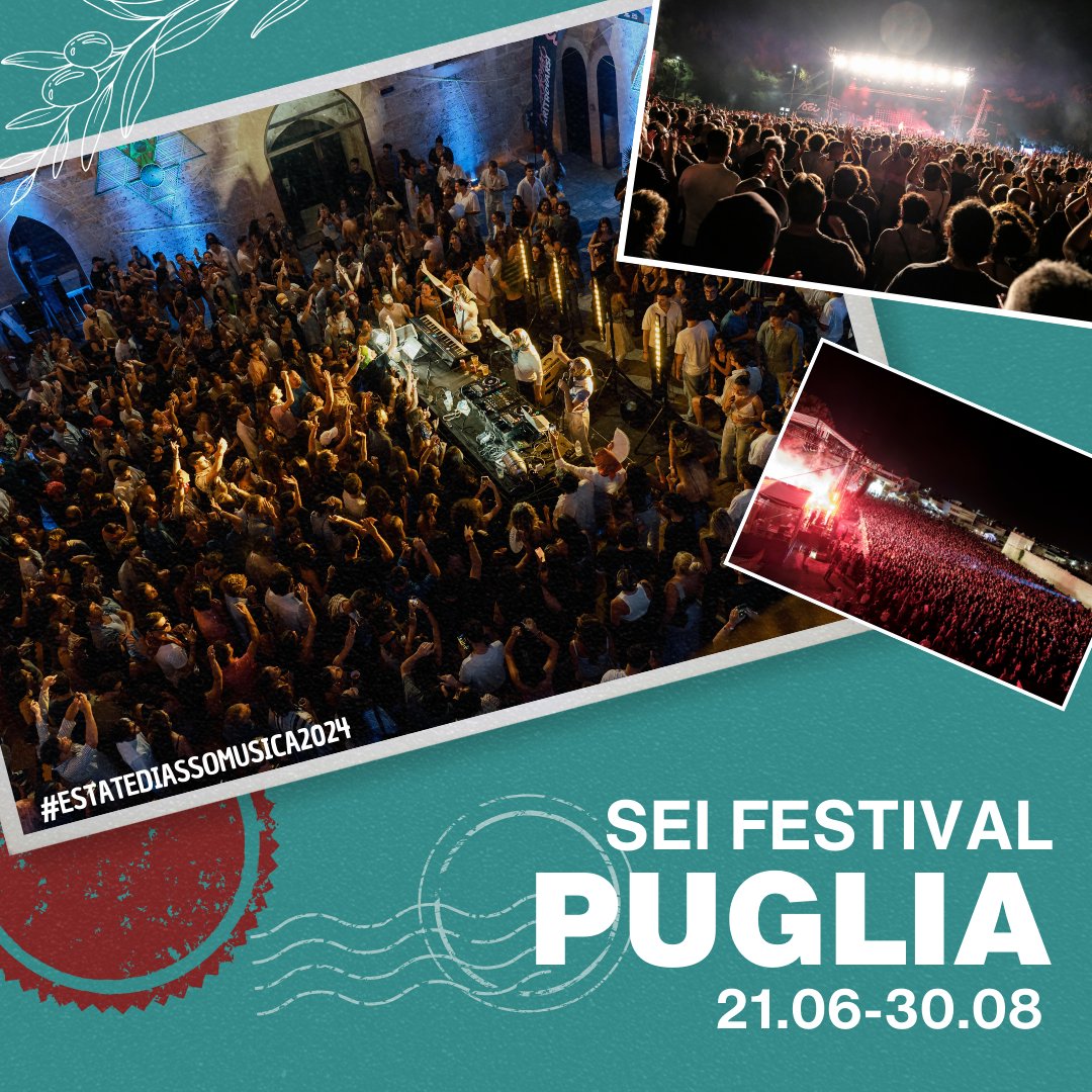 L' #EstatediAssomusica torna in Puglia con il Sei Festival!

Alla sua diciottesima edizione continua a portare avanti il suo duplice intento: celebrare artisti nazionali ed internazionali e scoprire nuovi talenti. 

Il festival viene inoltre organizzato ogni anno in luoghi