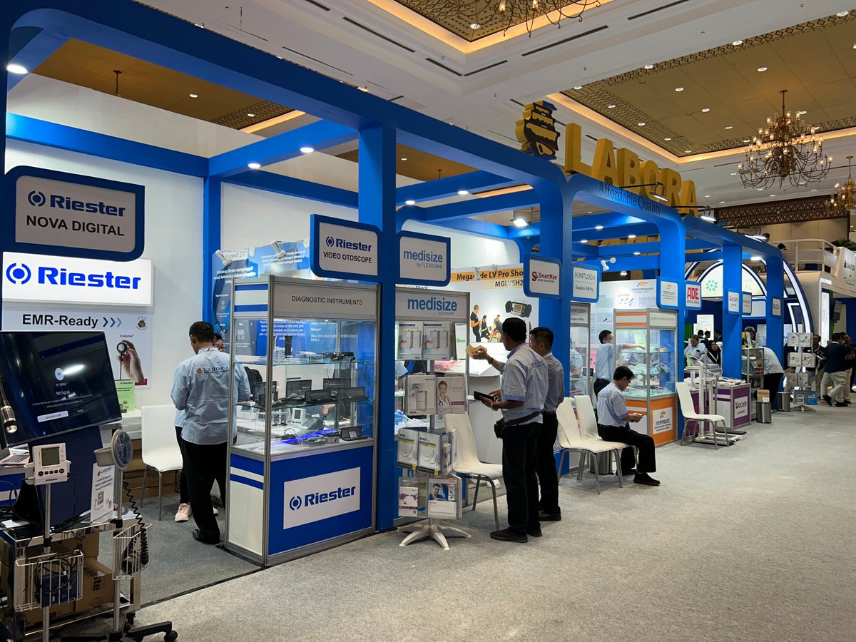 RudolfRiester's tweet photo. @RudolfRiester is proud to partner with Labora Indonesia at the 36th Indonesian Hospital Expo 2024. Join us in Hall AH, stand 162 as we showcase our advanced medical healthcare services.
#RiesterLaboraID #HospitalExpoJakarta #HealthcareInnovation #MedicalTechnology #Riester https://t.co/63eKB2P6aa