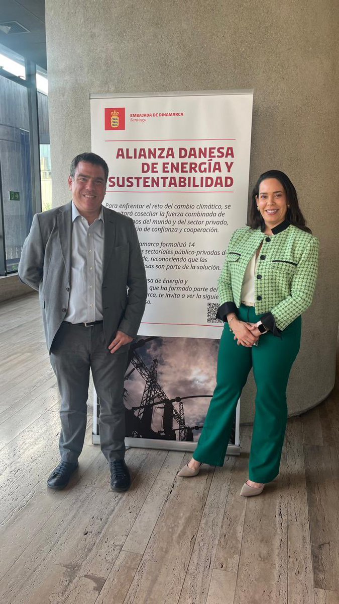 Nuestro Gerente de Asuntos Corporativos de EDF participó en el evento de la Embajada de Dinamarca en CEPAL Chile, junto a <a href="/H2Chile/">@H2_Chile</a> y <a href="/Corfo/">Corfo</a>, donde exploraron soluciones innovadoras para acelerar la transición energética y enfrentar el cambio climático.
