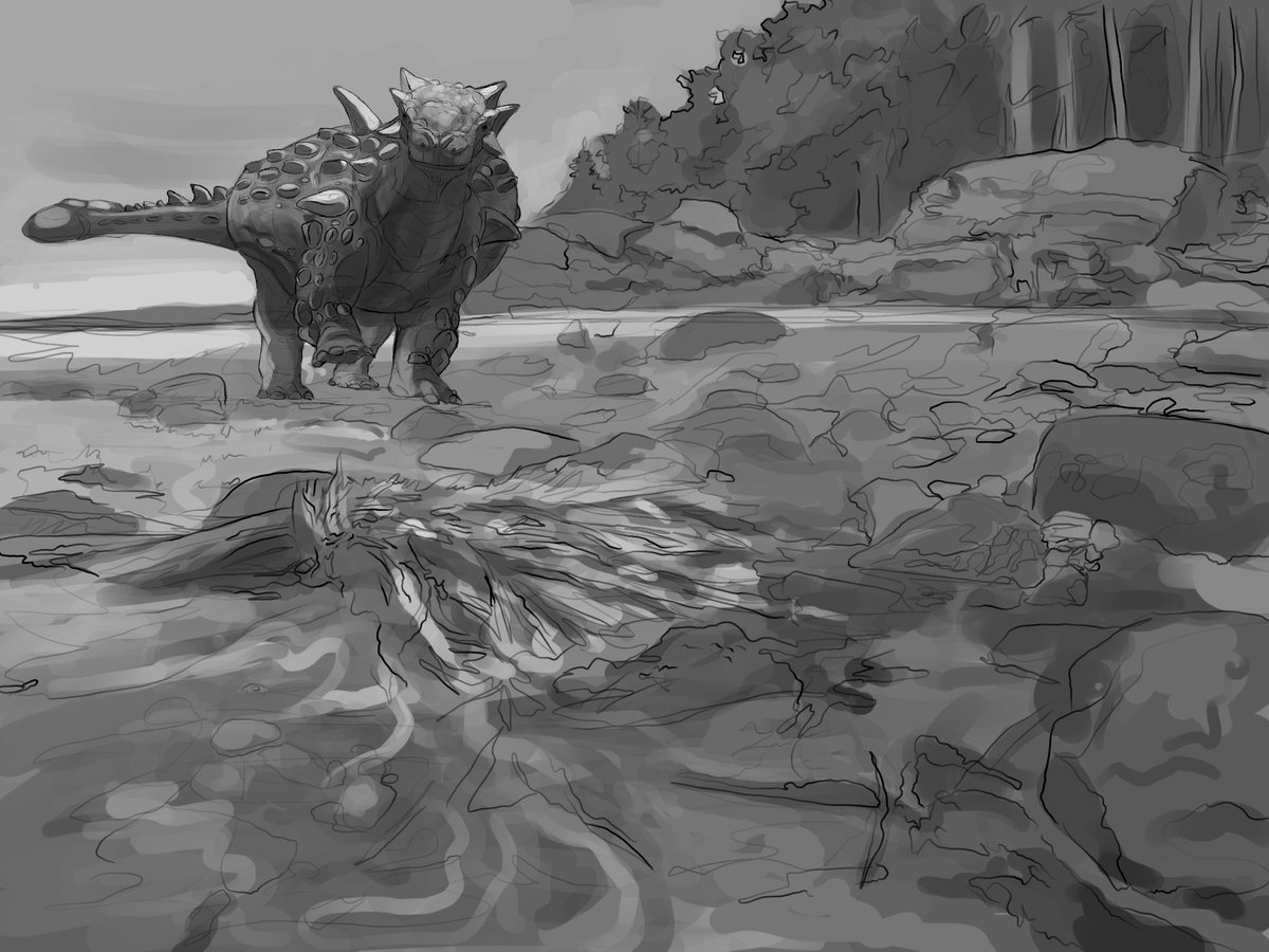 BStokkermans's tweet photo. Since It will most likely be a while until I can finish a full piece, I thought I’d share some ideas I’ve had sitting in my concept folder for a while now!
These ones are all very moody and I’m looking forward to returning to them one day.
Let me know which one is your favorite https://t.co/TBkFOqHsXb