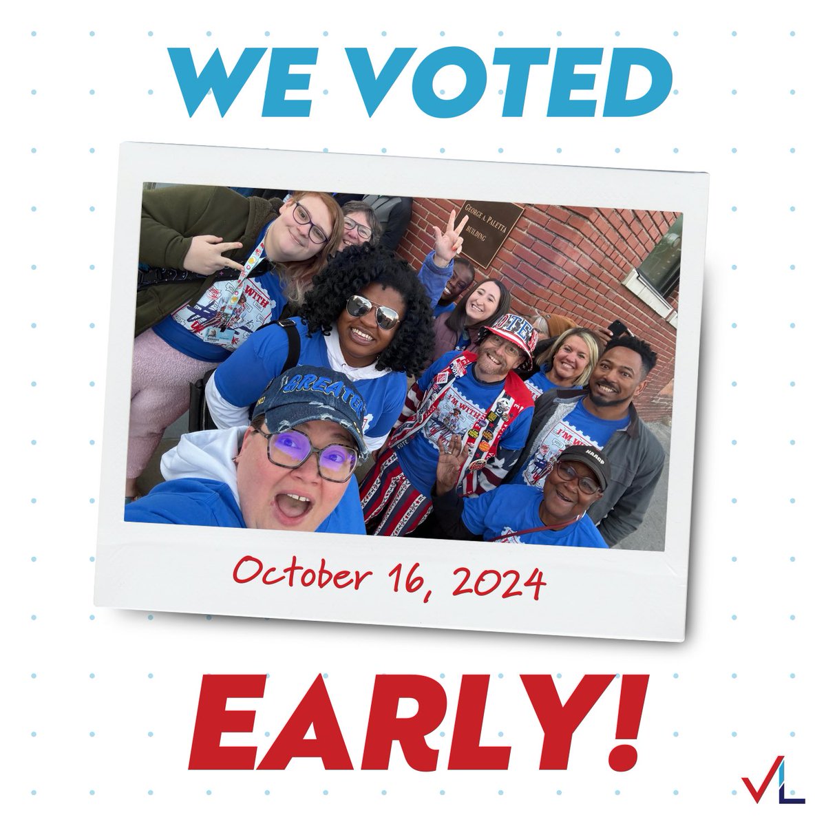 Team #VisionLeads voted early this morning, and you can too! Visit VisionLeads.org/VoterHQ to find out how! #EarlyVote #TheVotersAreComing