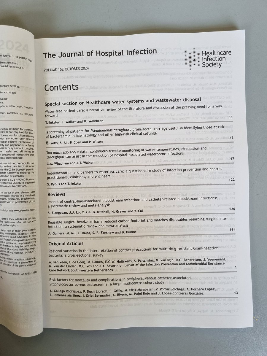 Özge Yetiş (@yetis_ozge) on Twitter photo Find our P. aeruginosa screening study in October issue of Journal of Hospital Infection <a href="/jhieditor/">Journal of Hospital Infection</a>
<a href="/HIS_infection/">Healthcare Infection Society</a>
#Octoberreading Find our P. aeruginosa screening study in October issue of Journal of Hospital Infection <a href="/jhieditor/">Journal of Hospital Infection</a>
<a href="/HIS_infection/">Healthcare Infection Society</a>
#Octoberreading