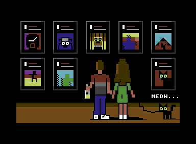PETSCIIWORLD's tweet photo. #PETSCII #C64 #COMMODORE64 #GRAPHICS                                                                                          
"Rasch Exhibition" by Rebel 1 (2024) https://t.co/OP9BZpZHJ9