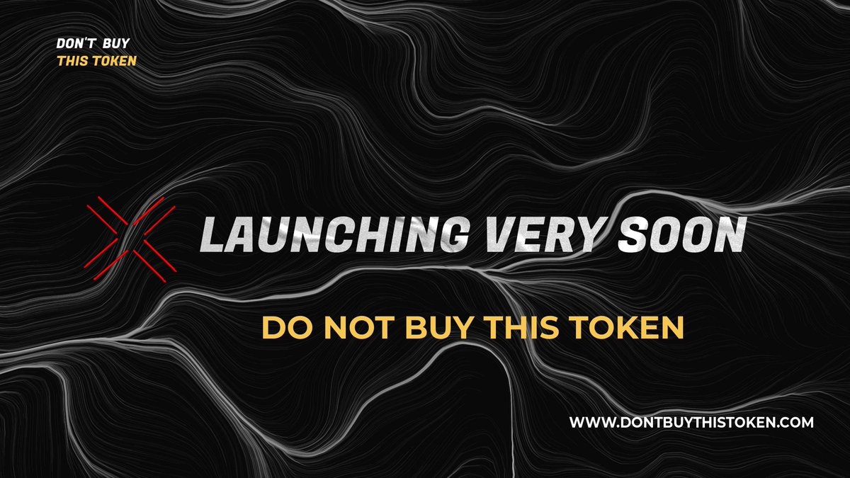 Don't buy this token tweet media