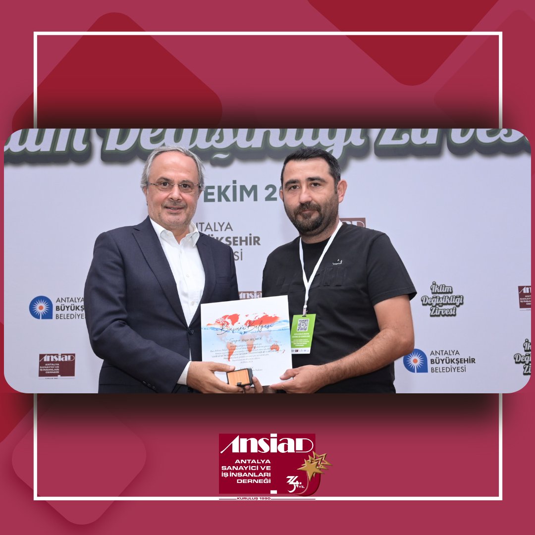 ANSIAD's tweet photo. İklim Değişikliği Zirvesi’nde, ANSİAD Küresel İklim Değişikliği Fotoğraf Yarışması Birincilik Ödülü, Sayın Coşkun ARAL tarafından “Son Yolculuk” isimli fotoğrafıyla Murat ATABAY’a, İkincilik Ödülü, ANSİAD Yüksek Danışma Kurulu Başkanı Abdullah ERDOĞAN tarafından “Yok Oluş” isimli fotoğrafıyla Adem ALBAYRAK’a, Üçüncülük Ödülü, ANSİAD Geçmiş Dönem Başkanı, Türkonfed Başkan Yardımcısı Ali EROĞLU tarafından “Burdur Gölü” isimli fotoğrafıyla Seyit KONYALI’ya, Mansiyon ödülleri, “Maden” isimli fotoğrafıyla Nazım ÖZDEMİR’e, “Akbaş” isimli fotoğrafıyla Özgür SEÇMEN’e, “Burdur Gölünde Kuraklık” isimli fotoğrafıyla Fatih YILMAZ’A takdim edildi.
 
@CoskunAralResmi 
#ansiad #iklimdeğişikliği #iklimdeğişikliğizirvesi #fotoğrafyarışması