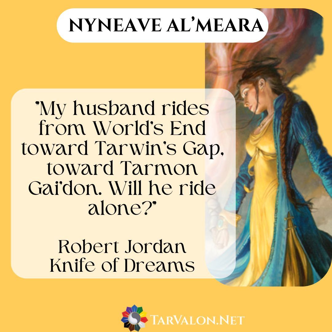TarValon's tweet image. This one always makes me teary eyed. Tell us your favorite Nyneave quote! 

#BookTwitter #TarValonNet #TwitterOfTime