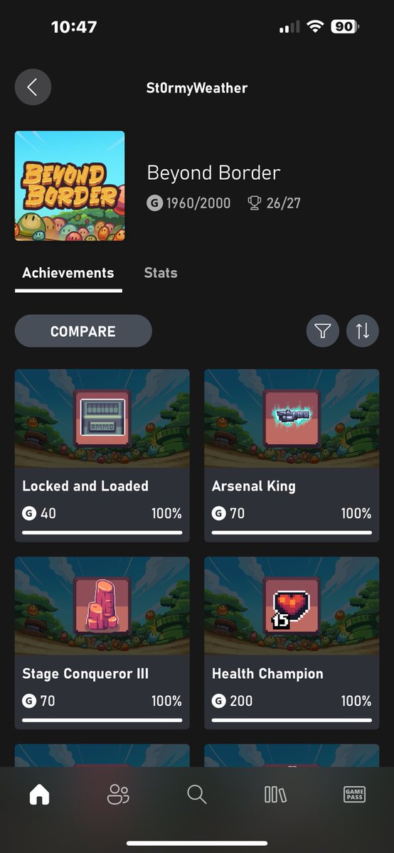 jenapher6's tweet photo. #RedPandaisHungry and #BeyondBorder completed?😅 well, Red Panda is but sadly an achievement on Beyond Borders is glitched. I’ve tried literally everything including deleting my save and replaying it. So sad @AfilGames… Thanks to @CheetahsGuides for the guide for B.B.💚 https://t.co/OK90IaupR7
