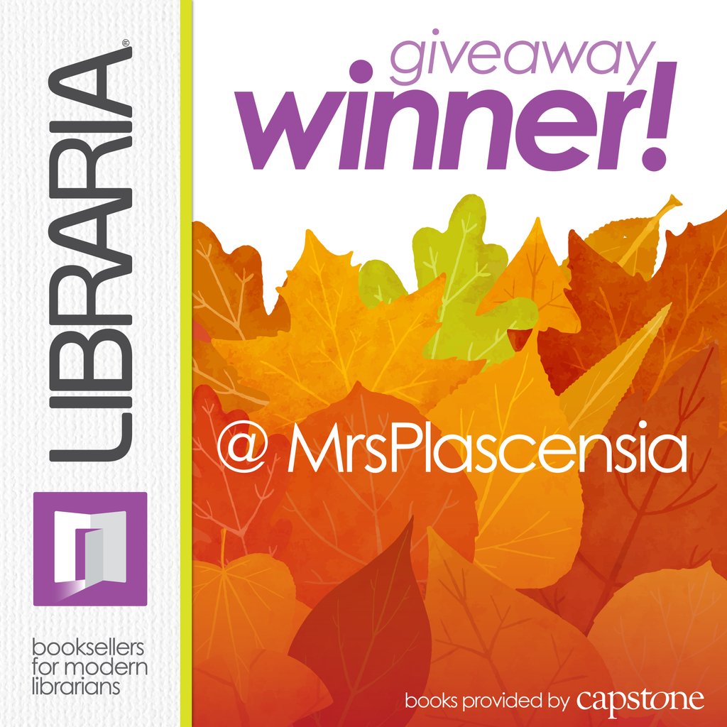 GoLibraria's tweet photo. Congrats to our giveaway winner @MrsPlascensia! We contact you shortly!🍂

Thank you to everyone who participated! Your support makes these giveaways possible. Thank you to @capstonepub for providing these amazing books💜

Missed out? Follow us for more giveaways very, very soon! https://t.co/mKefPEk9po