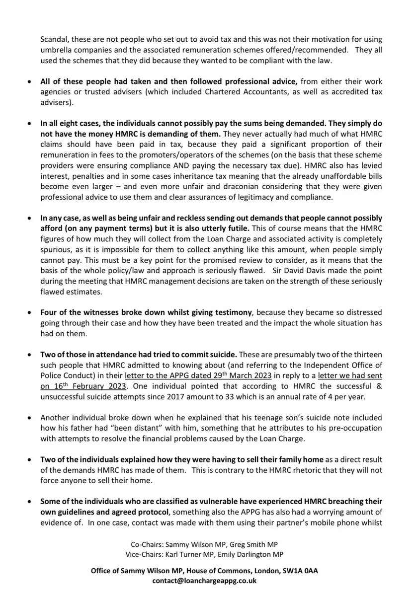 loanchargeAPPG's tweet photo. We thank the Exchequer Secretary to the Treasury @jamesmurray_ldn for meeting with people affected by the #LoanChargeScandal. 

This is our follow-up letter. We hope to engage further.

There needs to be a fresh &amp; genuinely independent review of the whole scandal &amp; a resolution. https://t.co/8g0tgW3Syj