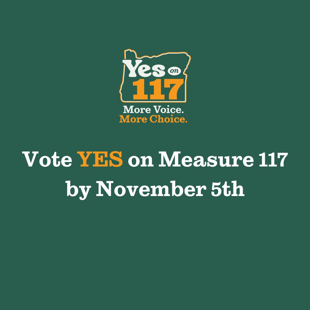 Attention Oregon residents🗣️Curious about Measure 117? ➡️ Swipe to learn more! #yeson117 #measure117 #rankedchoicevoting