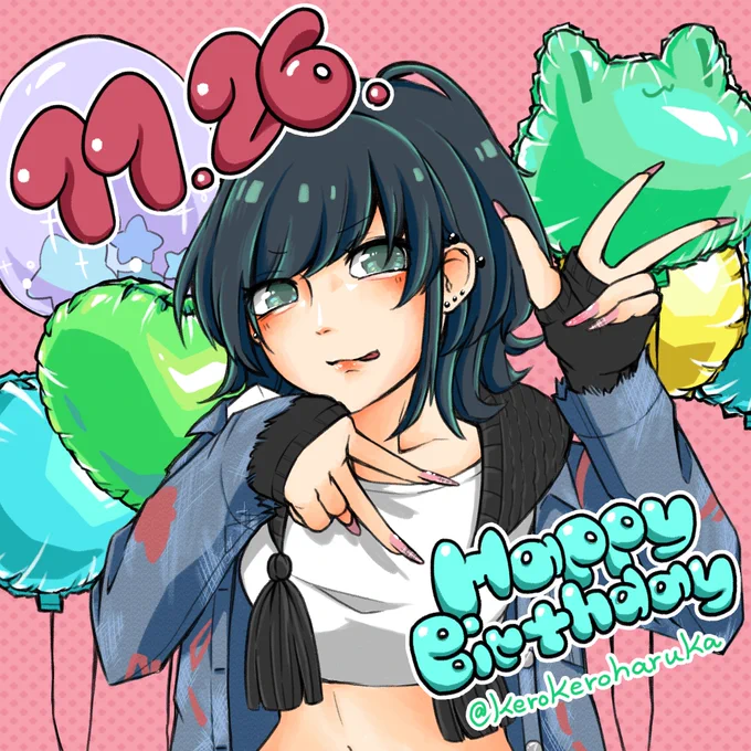 去年の誕生日イラスト