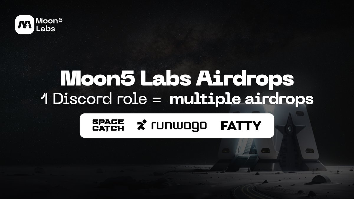#Catchers Discord roles are important!

🪂 We constantly say that #Discord roles are very important in our projects under the Moon5 Labs brand. In our airdrop campaigns, these roles allow you to earn airdrops from other projects as well.

🏅 The key is that these roles will stay