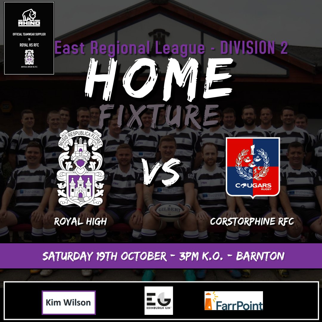 Next up is <a href="/Corrie_Cougars/">Corstorphine Cougars</a> this Saturday.

Spectators have the opportunity to get a curry lunch and drink in advance of the kick off.