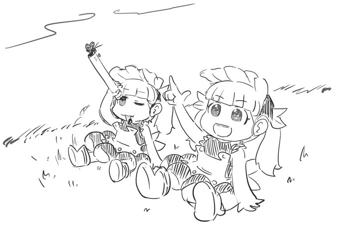 空を楽しむりなことりなぞう 