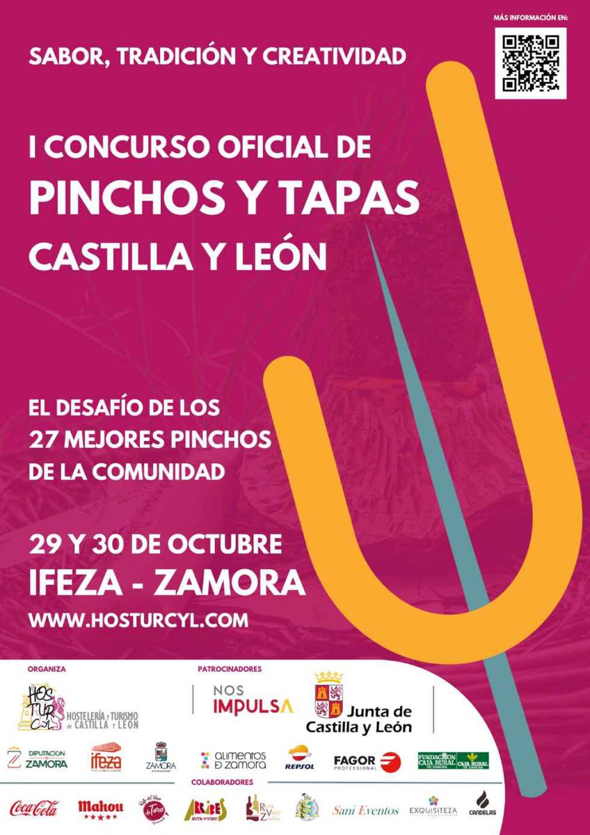 Llevaremos nuestro ‘Bocado de otoño’ al I Concurso de Pinchos y Tapas de Castilla y León en Zamora!! Ya os contaremos!