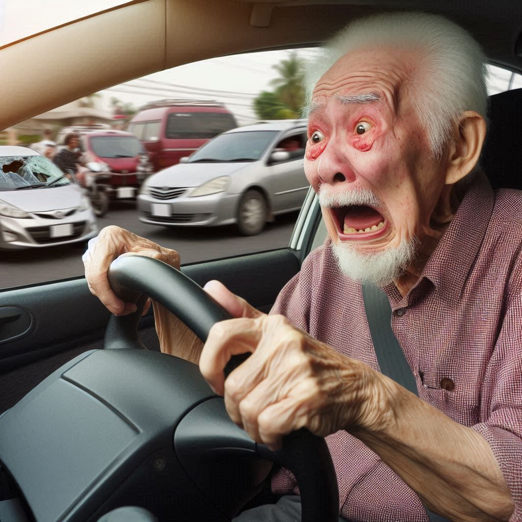 California drivers over 70 no longer required to take the driving test in order to renew license. (For more weird news daily - check out Weird AF News podcast - buff.ly/3zCc7hG  )