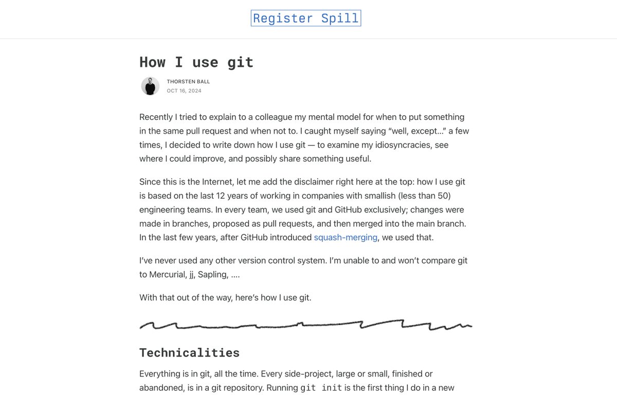 Thorsten Ball tweet media