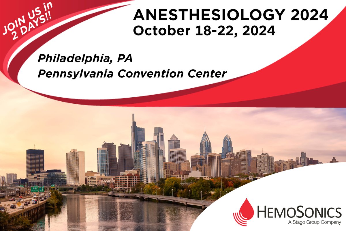 Just 2 days until #ANESTHESIOLOGY 2024 kicks off in #Philadelphia! We can’t wait to meet you at the Pennsylvania Convention Center. Who else is excited?
asahq.org/annualmeeting
<a href="/ASALifeline/">ASA®</a> #ANES24