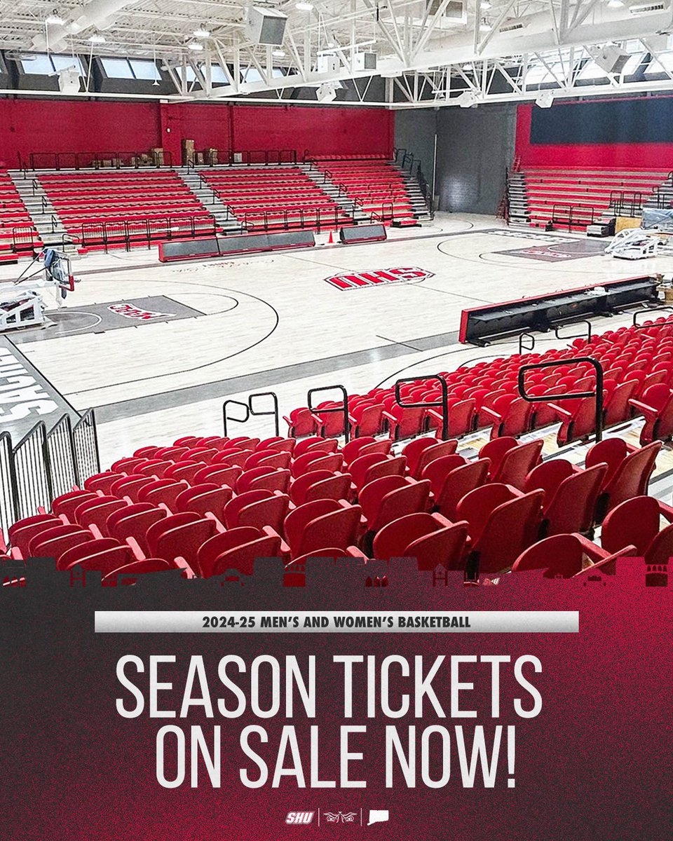 SHU Pioneers (@shubigred) on Twitter photo Men’s and women’s basketball season tickets are on sale NOW 🎟️
We can’t wait to see you in our newly renovated William H. Pitt Center 🤩
Season tickets can be purchased through Ticketmaster or by calling 203-396-8499
#WeAreSHU <a href="/SHU_MensHoops/">Sacred Heart Men's Basketball</a> <a href="/SacredHeartWBB/">Sacred Heart WBB</a> Men’s and women’s basketball season tickets are on sale NOW 🎟️
We can’t wait to see you in our newly renovated William H. Pitt Center 🤩
Season tickets can be purchased through Ticketmaster or by calling 203-396-8499
#WeAreSHU <a href="/SHU_MensHoops/">Sacred Heart Men's Basketball</a> <a href="/SacredHeartWBB/">Sacred Heart WBB</a>