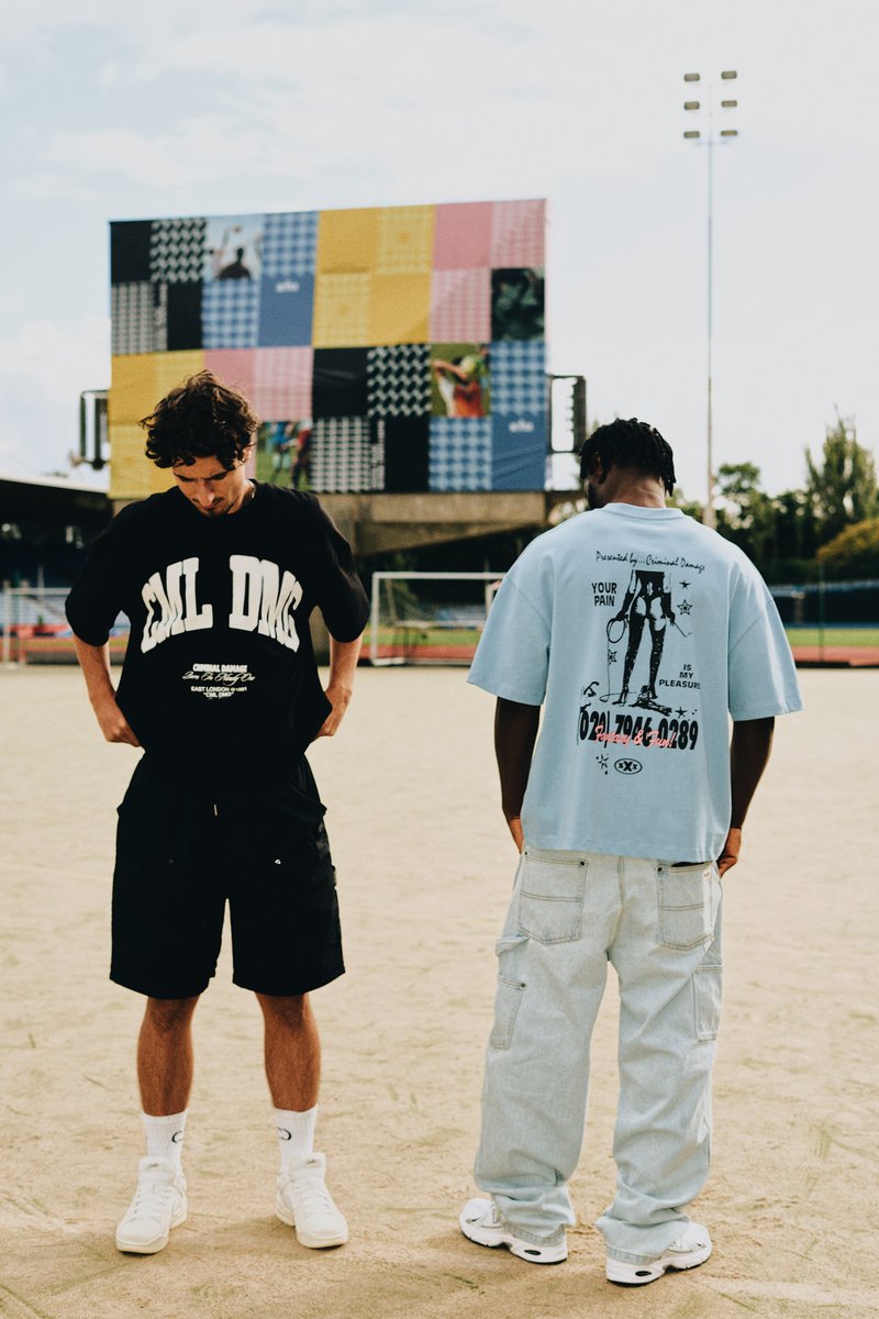 criminaldamage's tweet photo. Introducing our new AW24 tees.

Updated new silhouette featuring an oversized boxy fit, deeper ribbed crew neck and finished in a 240gsm heavyweight cotton. https://t.co/o9xvBAk7vB