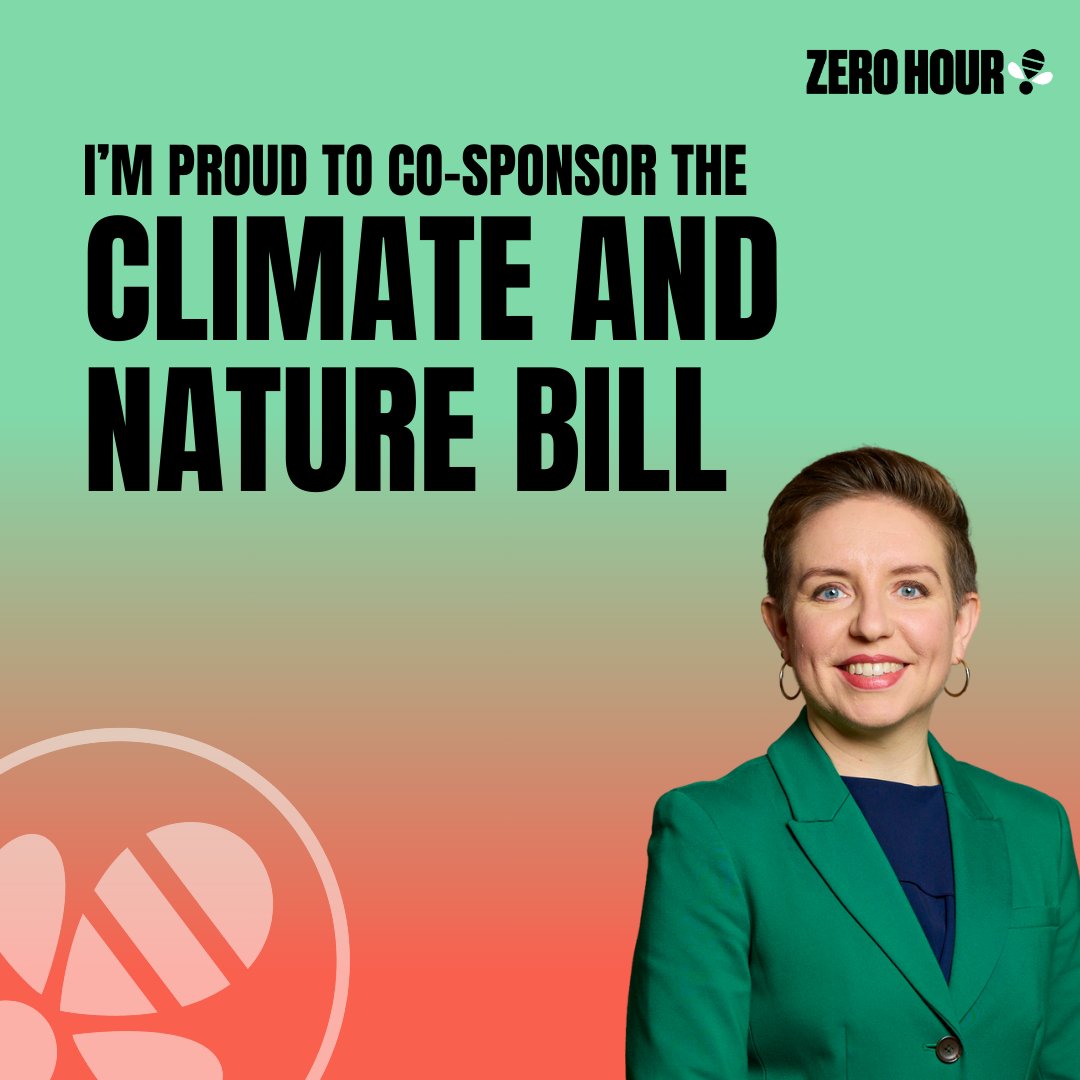 Carla Denyer (@carla_denyer) on Twitter photo I'm proud to be co-sponsoring the Climate and Nature Bill on behalf of <a href="/TheGreenParty/">The Green Party</a>.
The bill, which has a cross-party group of sponsors, was introduced today by <a href="/rozsavageMP/">Roz Savage MP</a>. It's a bill whose time has come.
#CANBill I'm proud to be co-sponsoring the Climate and Nature Bill on behalf of <a href="/TheGreenParty/">The Green Party</a>.
The bill, which has a cross-party group of sponsors, was introduced today by <a href="/rozsavageMP/">Roz Savage MP</a>. It's a bill whose time has come.
#CANBill
