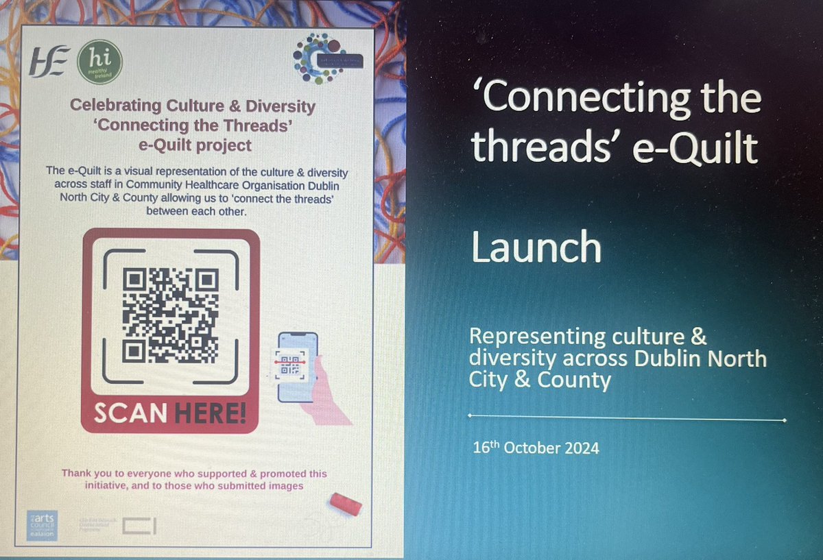 Cáit Donnelly (@caitdonnelly) on Twitter photo A great morning Celebrating Culture and Diversity Day in St Mary’s today <a href="/HSECHODNCC/">HSE CHO DNCC</a> 🎉🎉🎉
Check out our culture & diversity e-Quilt: publuu.com/flip-book/4395… A great morning Celebrating Culture and Diversity Day in St Mary’s today <a href="/HSECHODNCC/">HSE CHO DNCC</a> 🎉🎉🎉
Check out our culture & diversity e-Quilt: publuu.com/flip-book/4395…