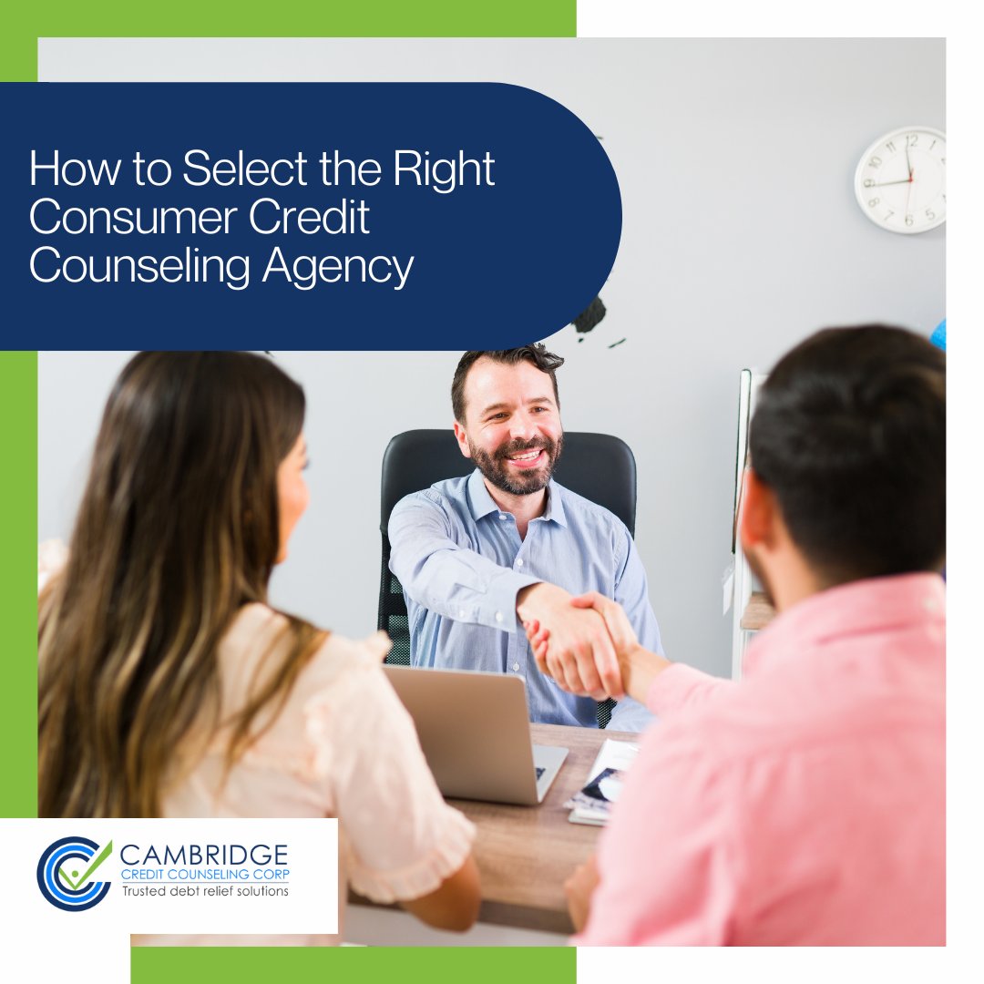 CambridgeCredit's tweet image. Selecting the right consumer credit counseling agency is no easy task. Never judge a book by its cover, always do extensive research! Here are a few pointers to help you in your agency search: cambridge-credit.org/select-credit-…

#CreditCounseling #DebtManagement