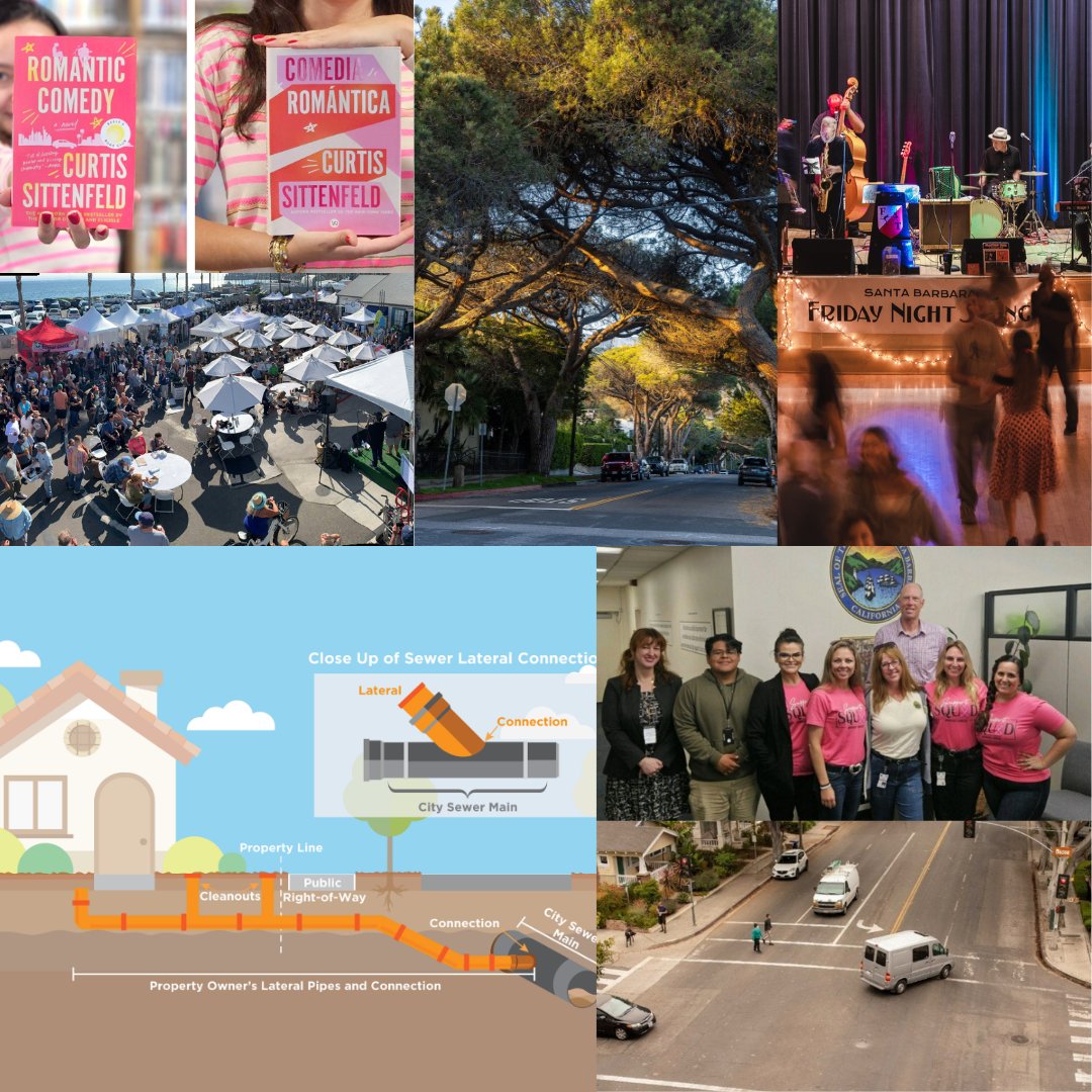SBCity's tweet photo. This Week's City News in Brief is out!
https://t.co/wAXy9qDrwd

Highlights include:
-21st Annual Santa Barbara Harbor &amp; Seafood Festival
-Milpas Safety Project
-SB Reads 2024
-Friday Night Swing - Halloween Edition
-and more!

@sb_waterfront @SBPLSystem @sbparksandrec https://t.co/E22UEp9w1I