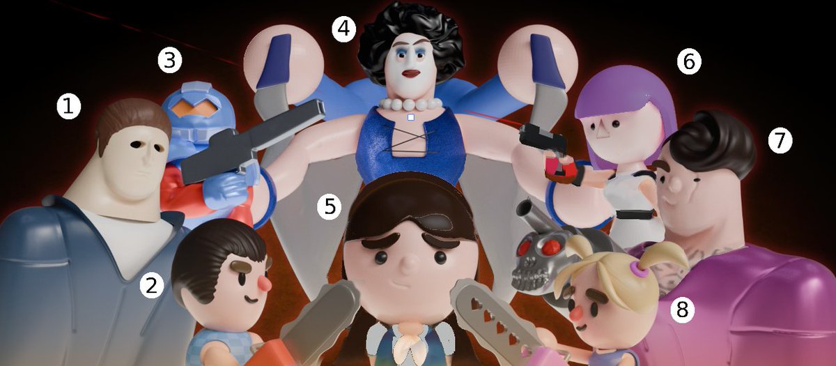 NonTrotski's tweet photo. Worked on a special Halloween comic for the next @NintendoForce with the great @soft_rumpus! Can you name all these guest characters from Switch games released in Sept/Ost /24? If this tweet gets 100 RTs, I'll give away a few codes for games to those who get it right! https://t.co/70GekpJrF3