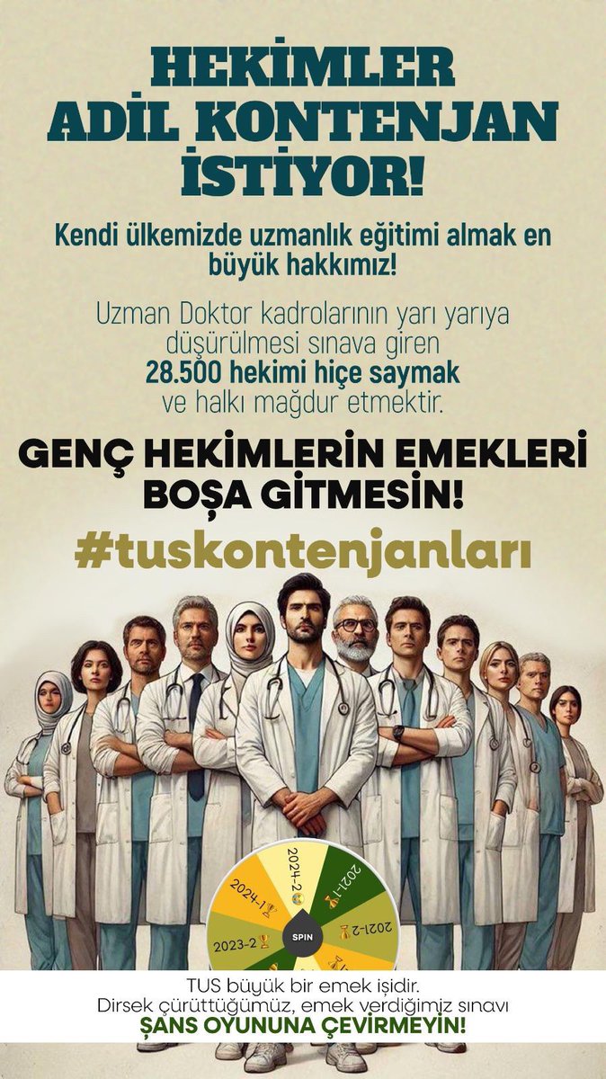 #tuskontenjanları