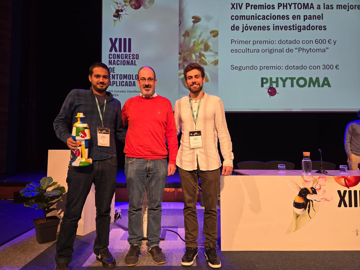 Such an inspiring week at the Spanish Congress of Applied Entomology <a href="/SEEA_entomol/">SEEA</a> , in Gijón. Very happy to present the first data collected with my Juan de la Cierva Postdoc. Thanks to everyone for the great discussions, I hope to see you all in Córdoba in 2026! 🐝🐞🦋🐛🐜🌸🌼