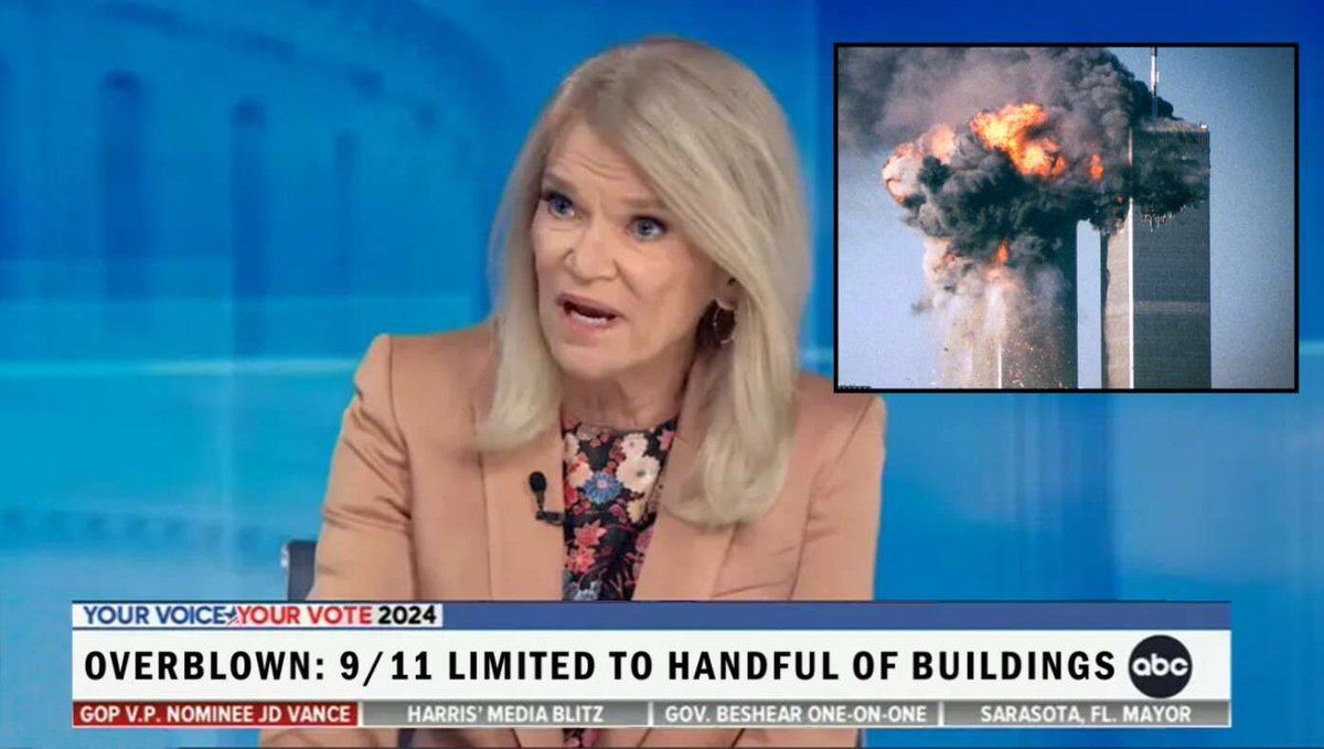 ABC News Argues 9/11 Overblown As It Was 'Only A Handful Of Buildings' buff.ly/3YqDrsK