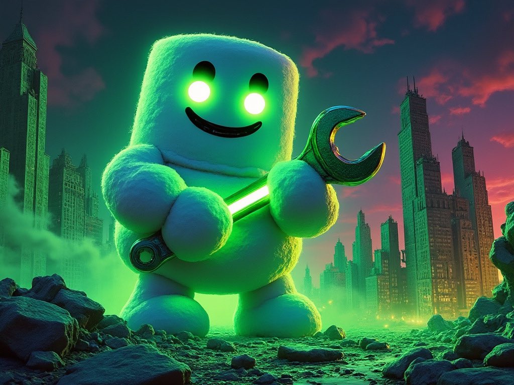 78Mart's tweet photo. @netflix $Fluffi witnessed the downfall of a neon empire ⚡🌆 Progress comes at a cost, even for a sentient marshmallow. What’s next? Find out in the world of Arcane! #FluffiArcane #NeonPrice #MarshmallowRevolution #GrokMade
Imagined and made by @Grok #Grok2 #Crypto https://t.co/xYuJOTyb7p