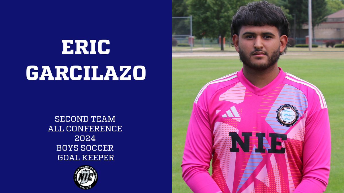 Congratulations to Eric Garcilazo on being named NIC Second Team All Conference this year in Boys Soccer. Great work Eric!
⚽️🦅🔴⚪️🔵🏆⚽️