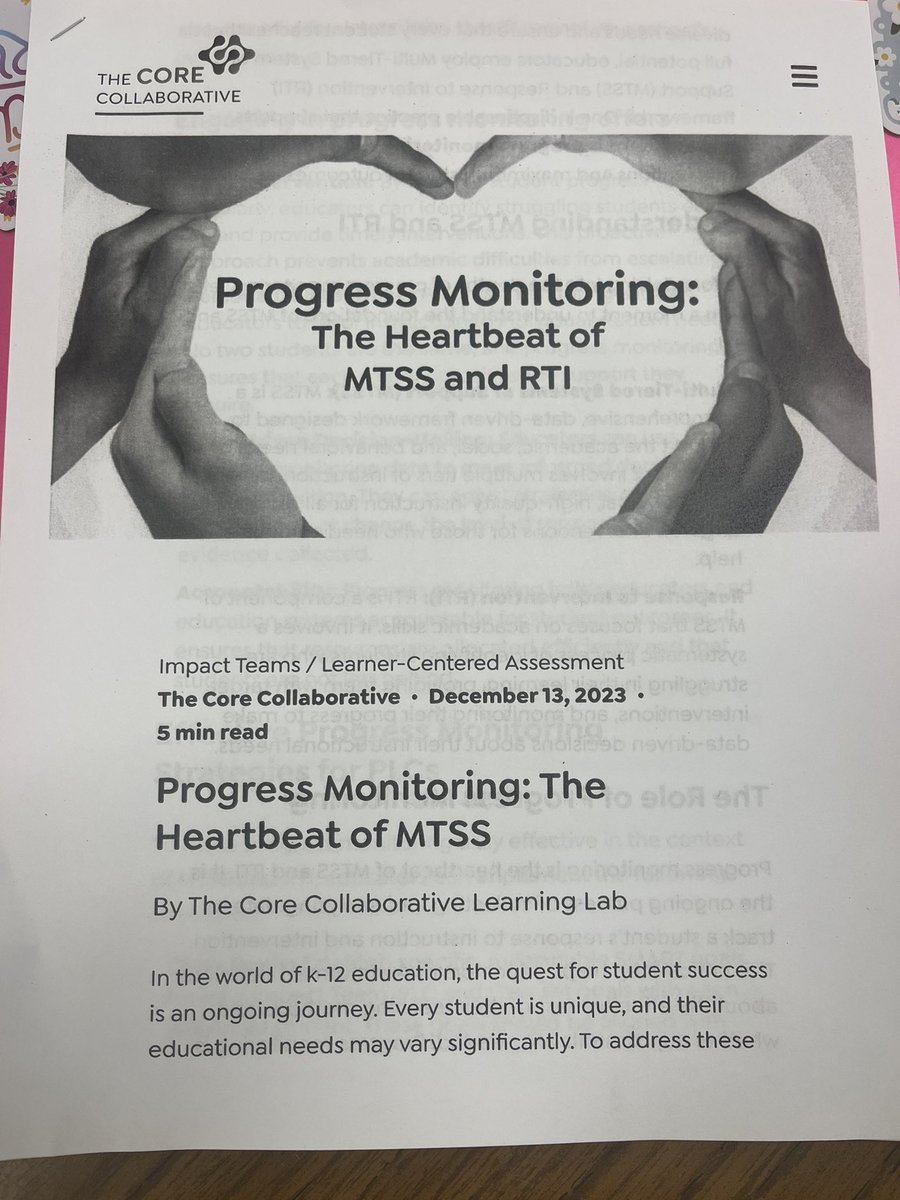 Yesterday’s PLCs was all about progress monitoring led by the fabulous <a href="/sarahruddock4/">sarahruddock</a>! The leadership team was able to have individual conferences with teachers to review PEPs and data! We enjoyed some yummy fall snacks and learned about the brain as well!