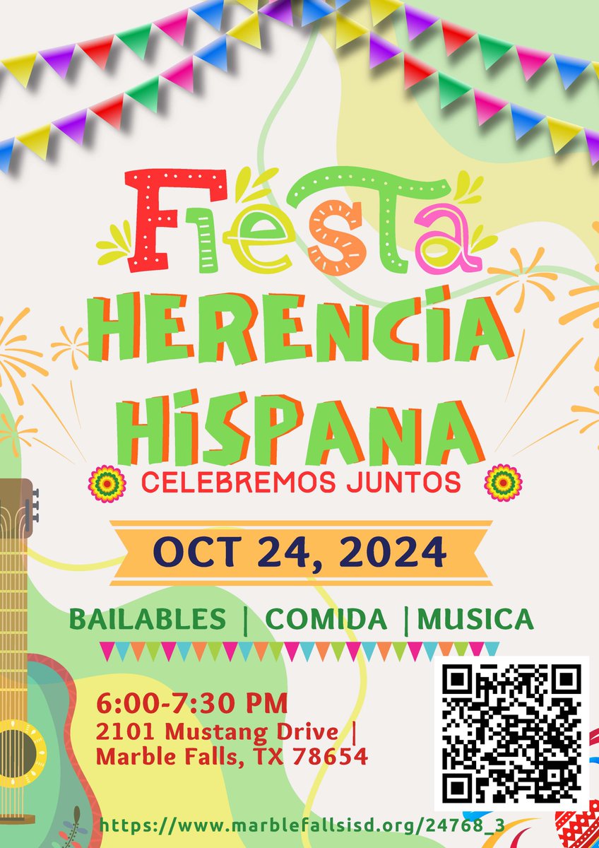 Join us next Thursday for a Hispanic Heritage Fiesta!
-------------------
¡Únase a nosotros el próximo jueves para una fiesta de la herencia hispana!
