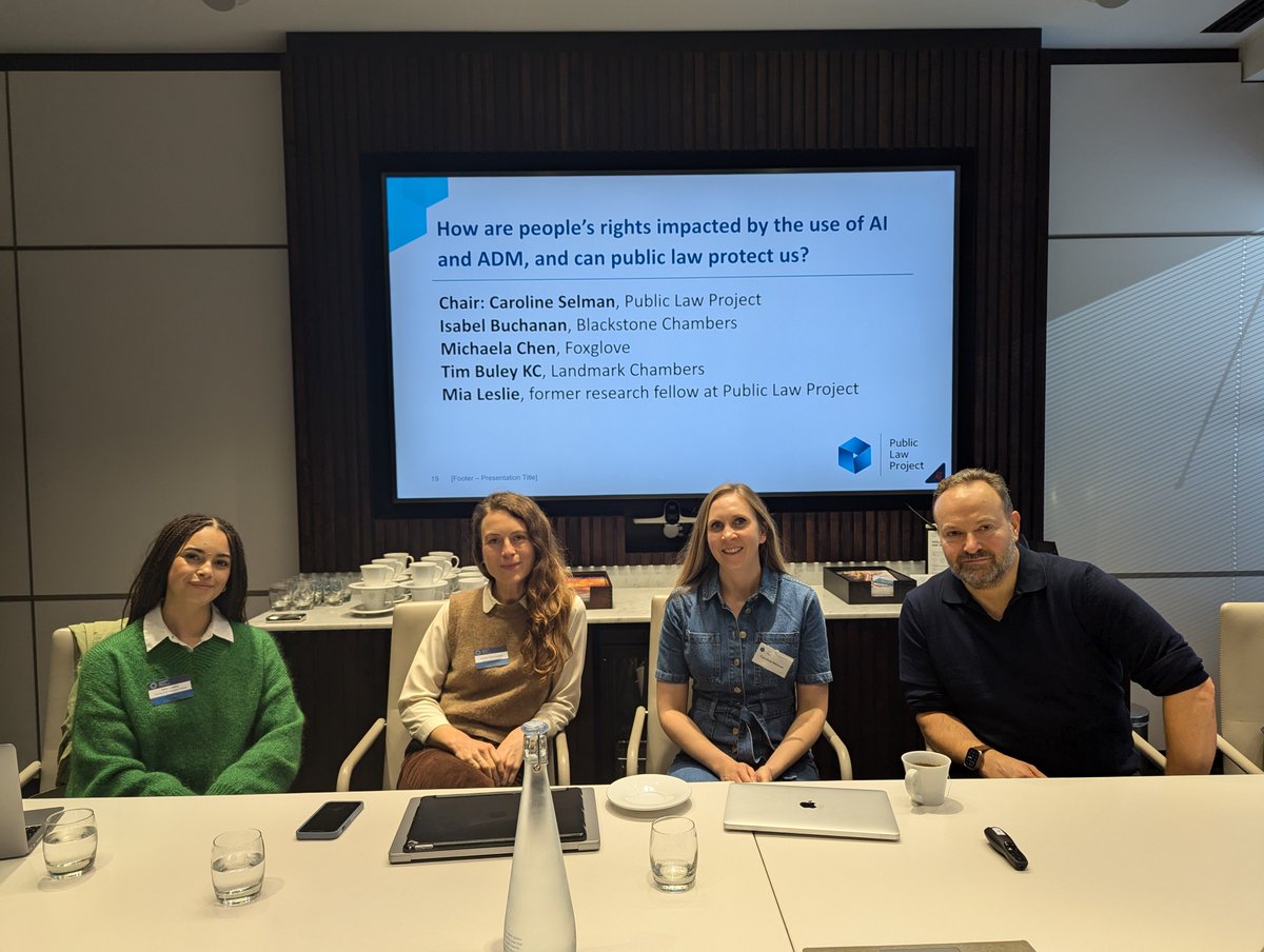 How are people’s rights impacted by the use of AI and automated decision making, and can public law protect us?

PLP's <a href="/SelmanCaroline/">Caroline Selman</a> speaks to Isabel Buchanan <a href="/BlackstoneChbrs/">Blackstone Chambers</a>, Tim Buley KC <a href="/Landmark_LC/">Landmark Chambers</a>, and <a href="/MiaAJLeslie/">Mia Leslie</a>

#JRTrends24
