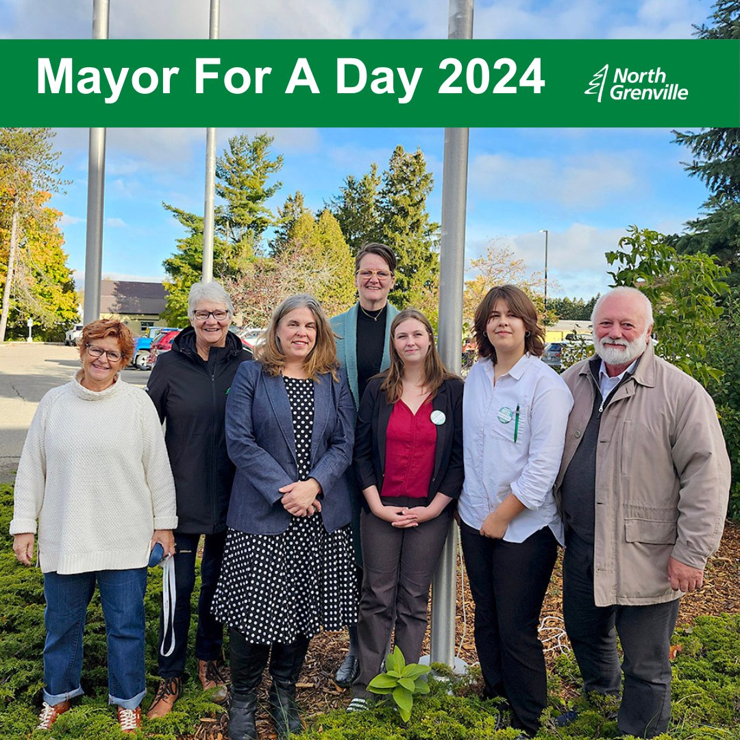 North_Grenville's tweet photo. In recognition of #LocalGovernmentWeek (Oct. 20-26), North Grenville is proud to host two young leaders for the second annual #MayorForADay event!
We are thrilled to see Keeley and Peyton step into these leadership roles and experience local government firsthand!
#ONPoli https://t.co/dmkiNwMrbz