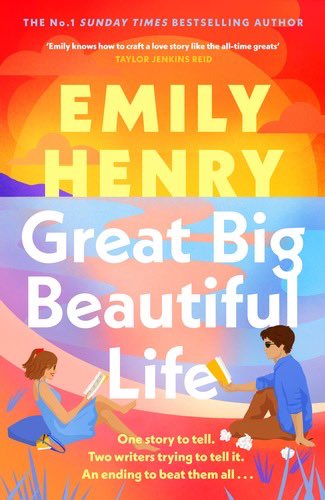 thebooklovebot's tweet photo. Here are the UK and US covers for Great Big Beautiful Life by Emily Henry!! OBSESSED https://t.co/X5N72r5wo5