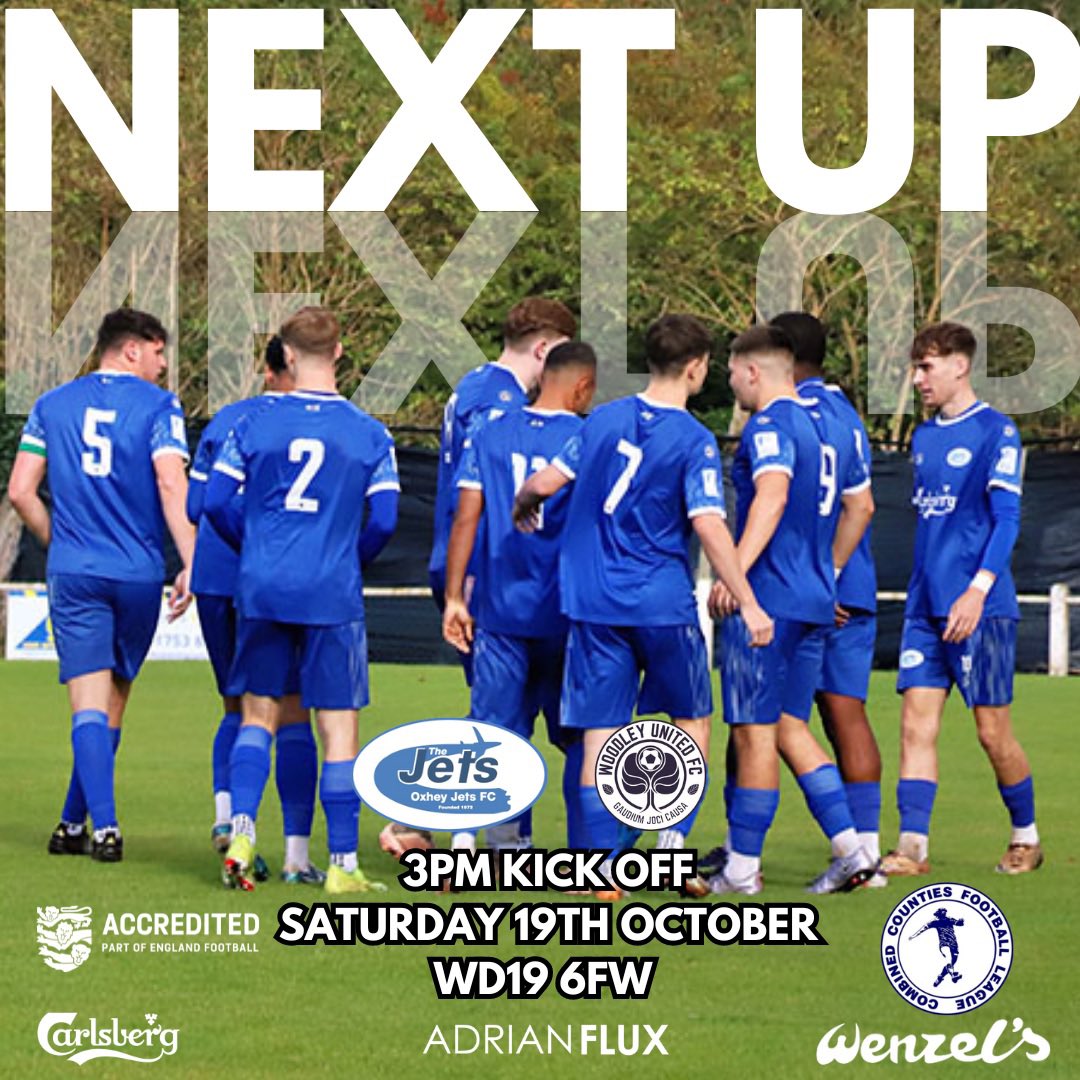 oxheyjetsfc's tweet image. BACK HOME🏡

Saturday we host @WoodleyUtdFC as we look to extend on our 4 game winning run! 

See you all there! 
Up the Jets✈️