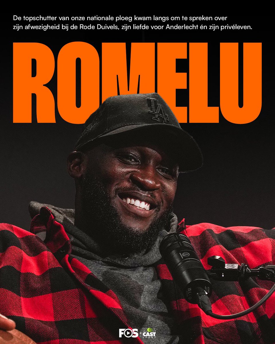 friendsofsports's tweet photo. Niemand minder dan Romelu Lukaku kwam deze week langs in onze studio om een speciale podcast op te nemen! Beluister hem nu via alle kanalen van Friends of Sports! 🤩 https://t.co/ieiGSBaKVI