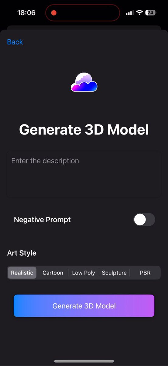uploadtoken's tweet photo. How to Use Upload3D Pro Features: A Quick Guide!

1: Subscribe to Pro
From the Profile section, subscribe to Upload3D Pro for just $9.99/month! You’ll unlock premium features and access exclusive tools.

2: Tap on Models
Head to the Models section from the bottom navigation bar.

3: Generate Your Model
Tap the "Generate" button located in the top right corner. Time to create your masterpiece!

4: Write Your Prompt
Enter the description or prompt for your 3D model. Don’t forget, you can choose your preferred art style for a custom look!

5: Wait for Magic to Happen
After you submit the prompt, let Upload3D work its magic. In just a moment, your 3D model will be ready!

6: Use Your Asset
Once your model is ready, you can use it for anything—like RWAs, games, or fun!