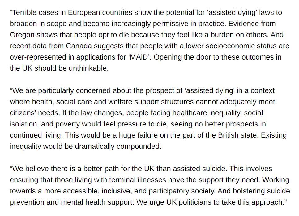 betterwayUK's tweet photo. We can do better than 'assisted dying'. https://t.co/FcudUO7WZ2