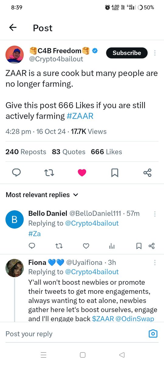 evnecoo's tweet photo. @Crypto4bailout Well I deserve some boost for $ZAAR boss I am your 666th like https://t.co/UTJqPrkm5e