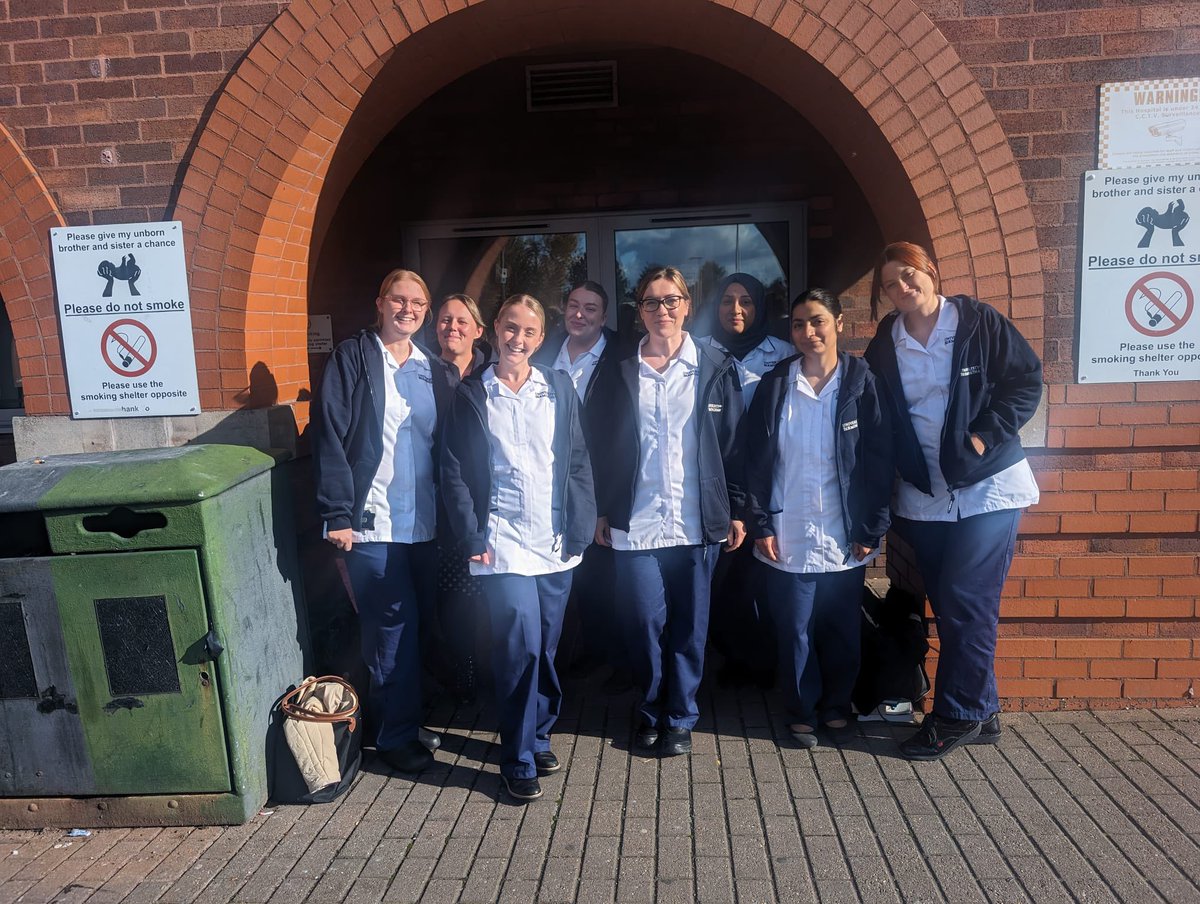 FEckersley50685's tweet photo. A huge welcome to our first cohort of Registered Midwifery Degree Apprenticeship students!! We look forward to supporting you on your journey. 😁 @UHB_SoN @unibirmingham #RMDA https://t.co/6TWnSUaX9i